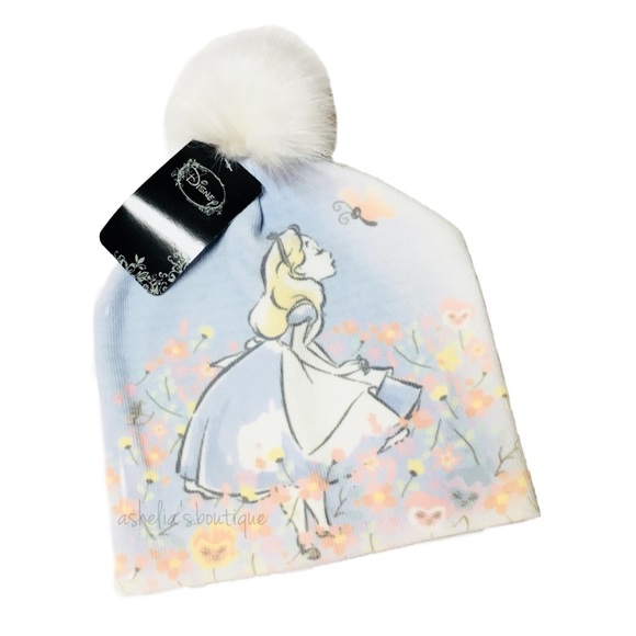 💚SALE💚New~ Disney Alice In Wonderland Beanie Hat - Picture 2 of 3